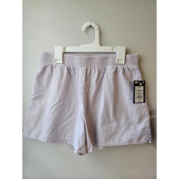 Art‎ Class Girls' Lavender Cotton Shorts XL (14) Pull-On Elastic Waist - Picture 3 of 5